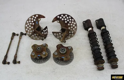 2002 YAMAHA BEAR TRACKER YFM250 250 FRONT LEFT RIGHT HUBS KNUCKLES SHOCKS A ARMS