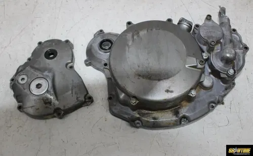 05-07 SUZUKI RMZ450 ENGINE MOTOR STATOR CLUTCH SIDE COVER PAIR
