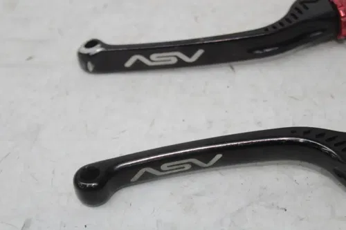 06-15 YAMAHA FZ1S ASV RIGHT LEFT CLIPON HANDLEBAR BRAKE CLUTCH LEVER PAIR (READ)