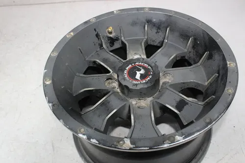 05-11 KAWASAKI BRUTE FORCE 650 RACELINE FRONT REAR BACK WHEELS RIMS SET