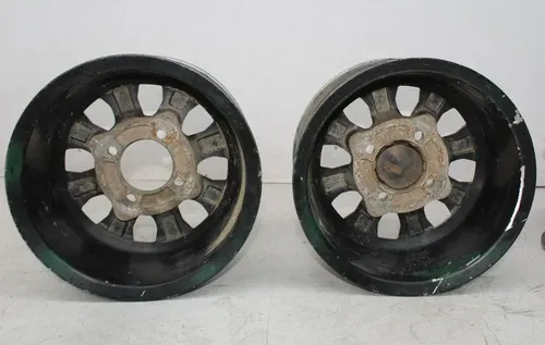 05-11 KAWASAKI BRUTE FORCE 650 RACELINE FRONT REAR BACK WHEELS RIMS SET