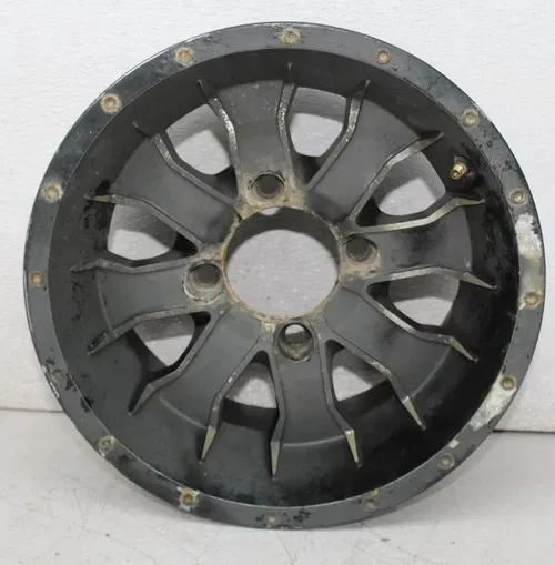05-11 KAWASAKI BRUTE FORCE 650 RACELINE FRONT REAR BACK WHEELS RIMS SET