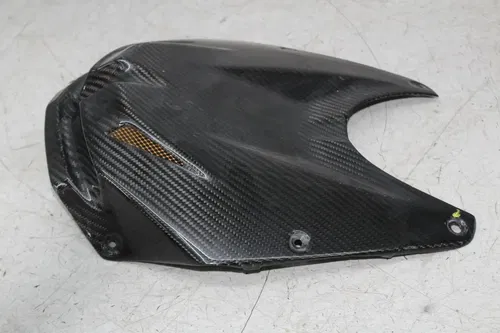 09-14 BMW S1000RR CARBON FRONT GAS TANK FUEL CELL COVER FAIRING COWL