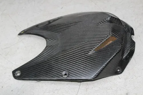09-14 BMW S1000RR CARBON FRONT GAS TANK FUEL CELL COVER FAIRING COWL
