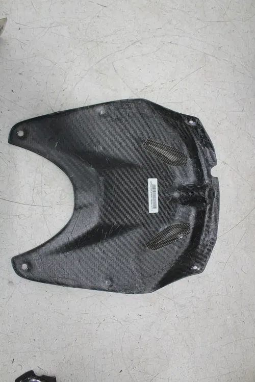 09-14 BMW S1000RR CARBON FRONT GAS TANK FUEL CELL COVER FAIRING COWL