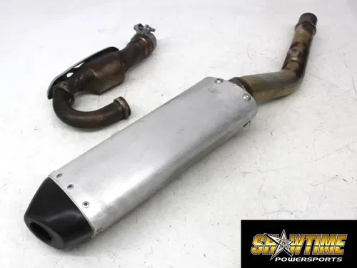 22 KAWASAKI KX250F KX250 MUFFLER EXHAUST HEADER HEAD SILENCER SLIP ON MUFFLER