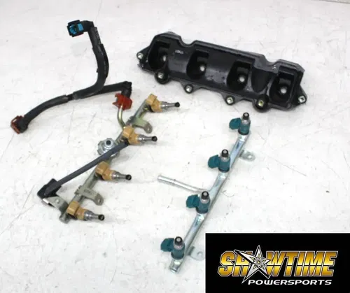 17-20 YAMAHA YZF R6 MAIN GAS FUEL INJECTORS RAIL SET