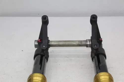 03-04 SUZUKI GSXR1000 FRONT END FORKS SUSPENSION TUBES TRIPLE TREE (STRAIGHT)