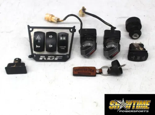16 YAMAHA YXZ1000R HORN TURN SIGNAL FAN WINCH AIR SWITCH IGNITION KEY SET