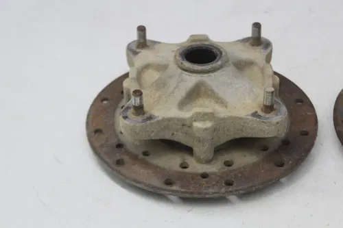 08-10 POLARIS RZR 800 REAR BACK WHEEL LEFT RIGHT HUB ROTORS SET