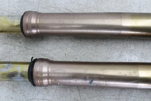 01-02 SUZUKI GSXR1000 FRONT FORKS SHOCK SUSPENSION SET PAIR FOR PARTS
