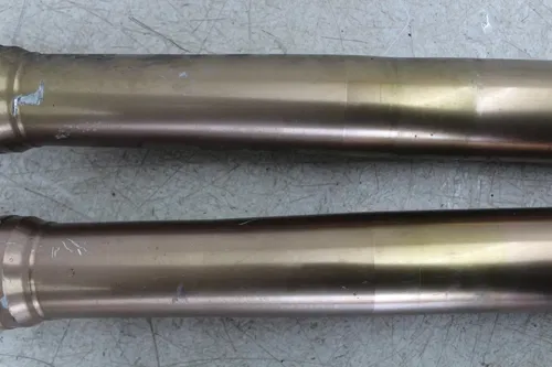 01-02 SUZUKI GSXR1000 FRONT FORKS SHOCK SUSPENSION SET PAIR FOR PARTS