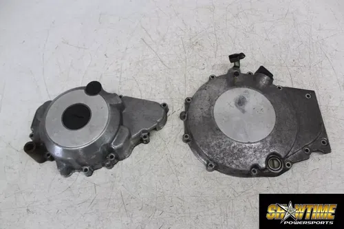 85-90 KAWASAKI 454 LTD EN450A CLUTCH SIDE ENGINE MOTOR COVER W STATOR COVER