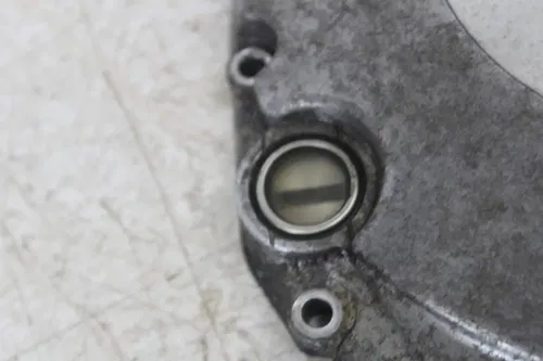 85-90 KAWASAKI 454 LTD EN450A CLUTCH SIDE ENGINE MOTOR COVER W STATOR COVER