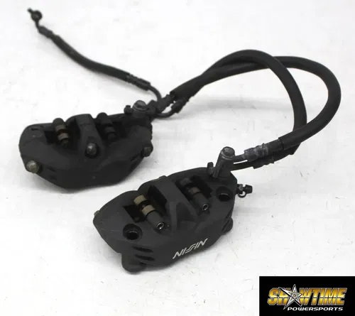 07-11 Kawasaki Ninja Zx14 Right Left Front Brake Caliper Set Pair Calipers