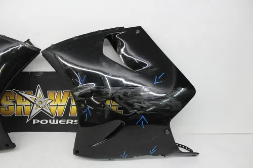 93-01 KAWASAKI NINJA ZX11 RIGHT LEFT MID UPPER SIDE FAIRING COWL PLASTIC