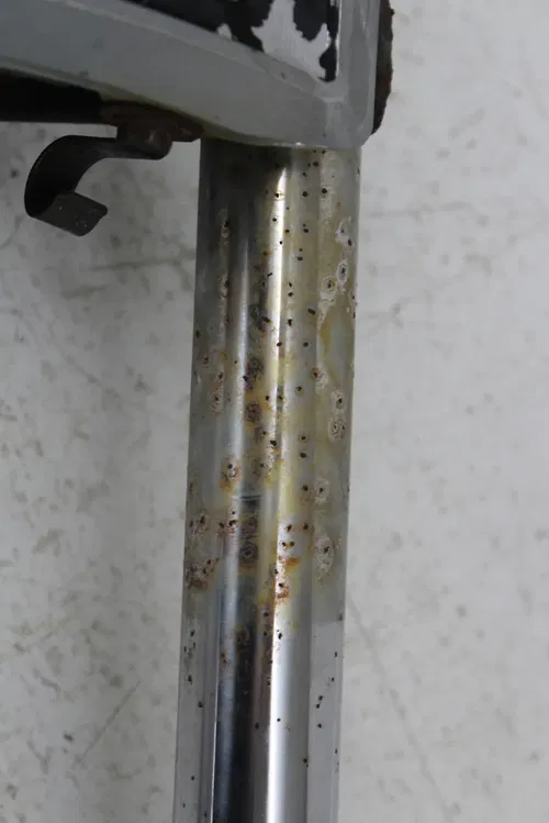 80-81 HONDA CB650C FRONT END FORKS TRIPLE TREE CLAMP FORK TUBES