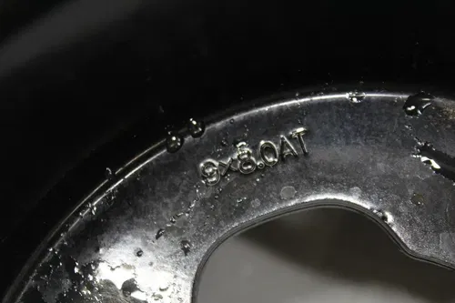 06-14 YAMAHA RAPTOR 700 YFM700 REAR BACK WHEELS RIMS SET 9X8