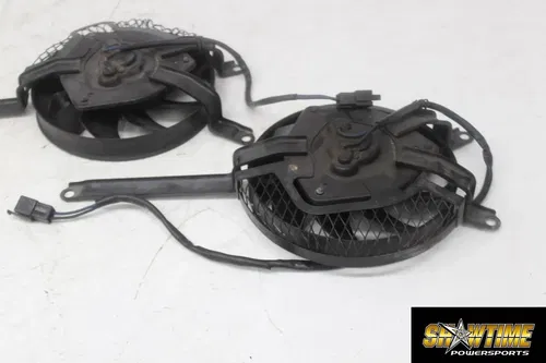 02-05 KAWASAKI NINJA ZX12R LEFT RIGHT ENGINE RADIATOR COOLING FAN FANS PAIR