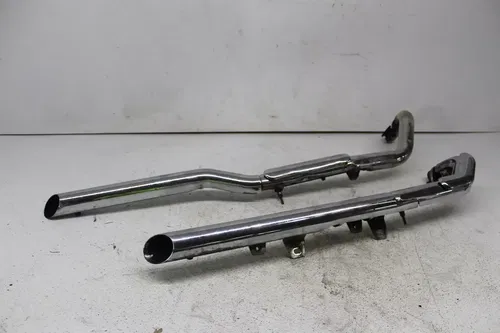 1999 YAMAHA V STAR 1100 XVS1100 CUSTOM FULL EXHAUST SYSTEM HEADERS HEAD PIPE
