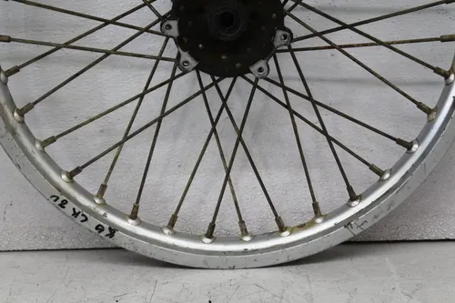 86 HONDA CR80R FRONT WHEEL RIM FLAT SPOT