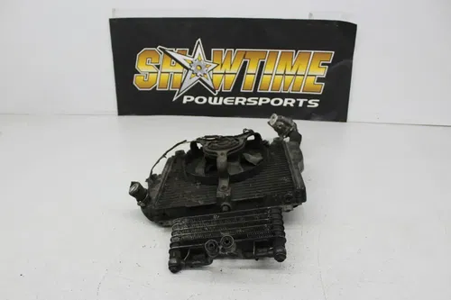 1987 KAWASAKI NINJA 1000R ZX1000A ENGINE MOTOR OIL COOLER W/ HOSES