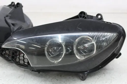 06-09 YAMAHA YZF R6S R6 FRONT LEFT RIGHT HEADLIGHT HEAD LIGHT LAMP