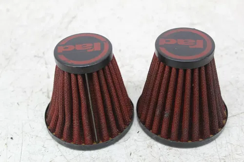 98 KAWASAKI VULCAN 500 EN500A EN500 RAD AIRBOX AIR INTAKE FILTER SET PAIR