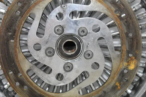 03 HARLEY-DAVIDSON SOFTAIL FLSTCI REAR BACK WHEEL SPOKE RIM (PARTS ONLY)