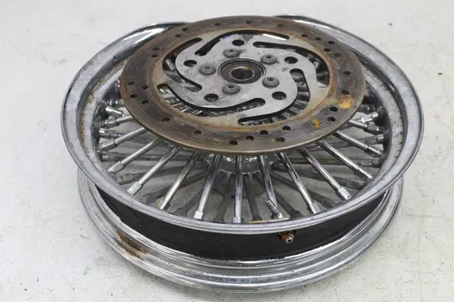03 HARLEY-DAVIDSON SOFTAIL FLSTCI REAR BACK WHEEL SPOKE RIM (PARTS ONLY)