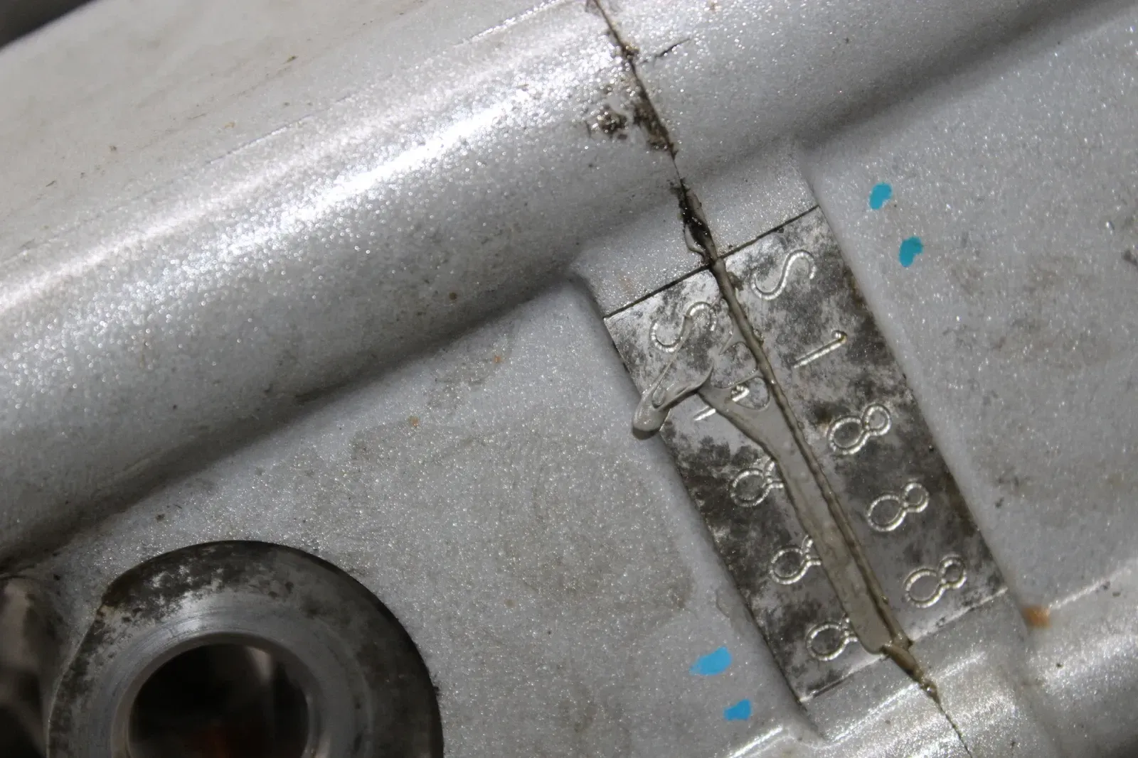 09-14 DUCATI MONSTER 696 ENGINE MOTOR CRANKCASE CRANK CASES BLOCK (SEE DESCP)