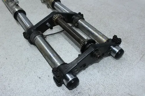 1990 KAWASAKI CONCOURS 1000 ZG1000A FRONT END FORKS TRIPLE TREE CLAMP FORK TUBES