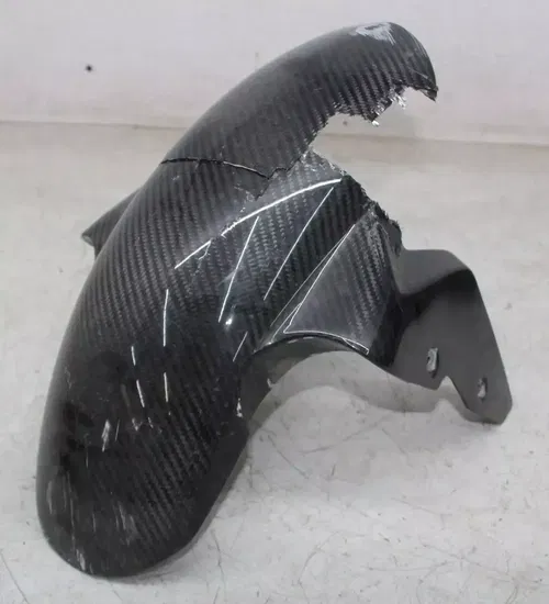 09-14 BMW S1000RR CARBON FRONT WHEEL FENDER COWL FAIRING (SEE DESCP)