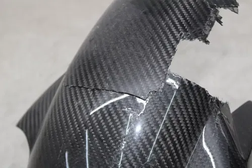09-14 BMW S1000RR CARBON FRONT WHEEL FENDER COWL FAIRING (SEE DESCP)