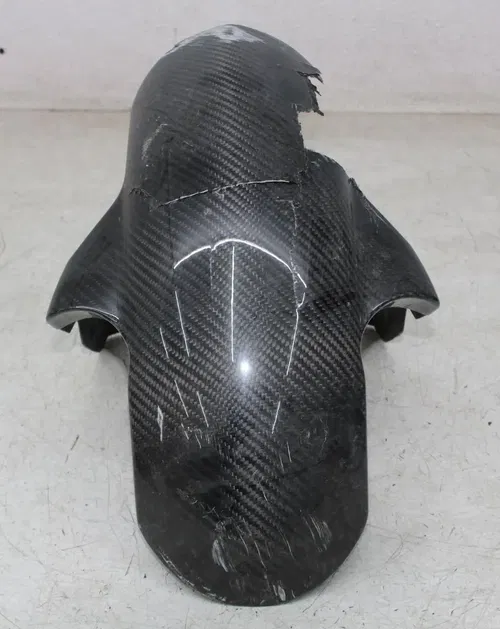 09-14 BMW S1000RR CARBON FRONT WHEEL FENDER COWL FAIRING (SEE DESCP)