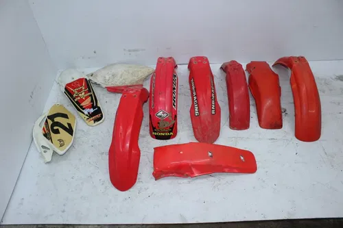 HONDA cr 125 250 PLASTICS BODY KIT FENDERS FAIRINGS COWLS FRONT REAR