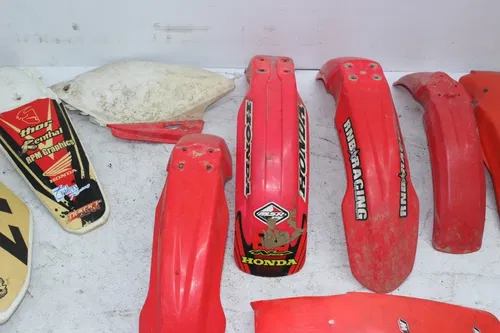 HONDA cr 125 250 PLASTICS BODY KIT FENDERS FAIRINGS COWLS FRONT REAR