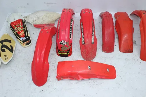HONDA cr 125 250 PLASTICS BODY KIT FENDERS FAIRINGS COWLS FRONT REAR