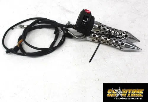 08-21 SUZUKI HAYABUSA RIGHT CLIP ON HANDLE KILL OFF START SWITCH SWITCHES