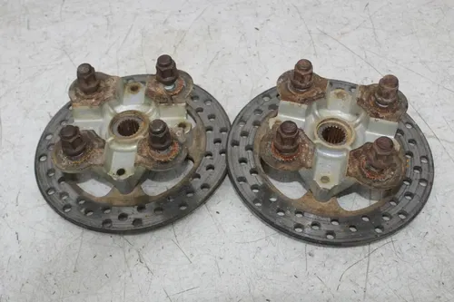 05-07 KAWASAKI BRUTE FORCE 750 FRONT REAR BACK WHEEL RIGHT LEFT HUBS HUB SET