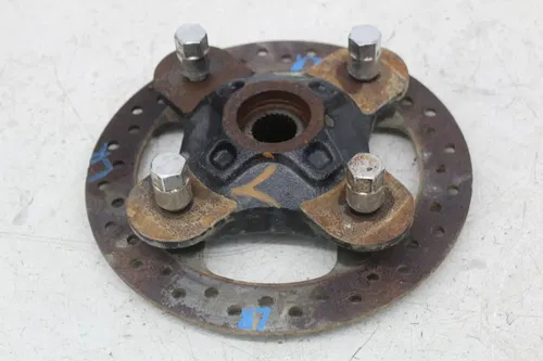 22 POLARIS RZR  XP 1000 REAR BACK WHEEL LEFT HUB ROTOR