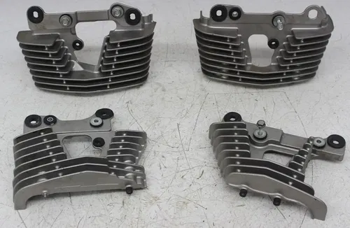 2004 HONDA VTX1300C ENGINE MOTOR CYLINDER HEAD SIDE COVERS GUARD SET
