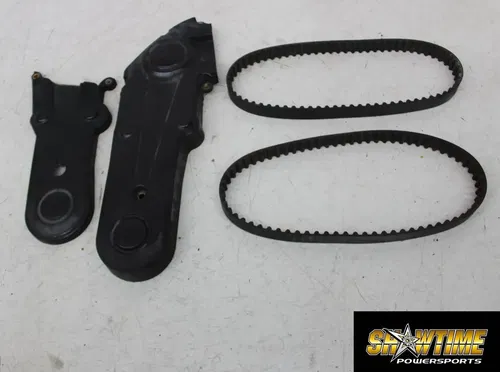 08-14 DUCATI MONSTER 696 ENGINE TIMING DRIVE BELT BELTS SIDE COVER (READ)