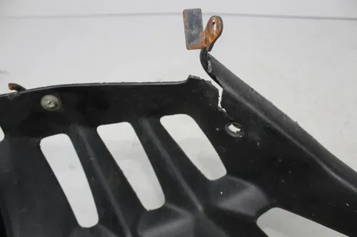 08-14 KAWASAKI KSF450 KFX450R RIGHT FOOT HEEL GUARD BRACKET (SEE DESCP)