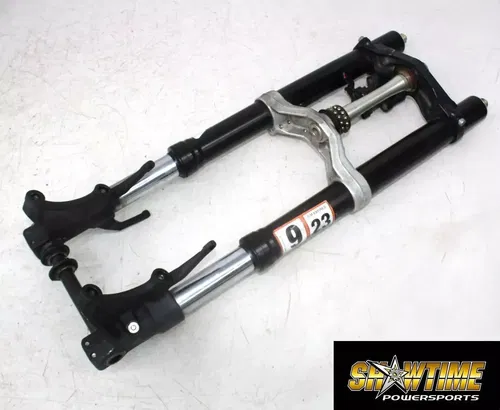 05 YAMAHA YZF R6 FRONT END FORKS TRIPLE TREE CLAMP FORK TUBES (SEE DESCP)