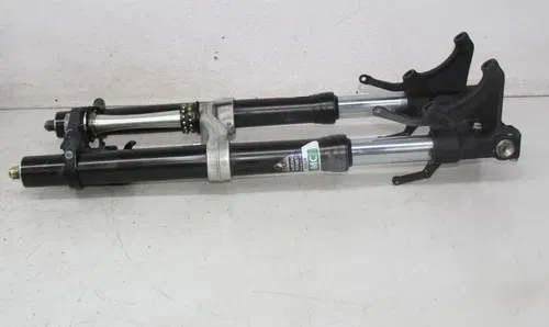 05 YAMAHA YZF R6 FRONT END FORKS TRIPLE TREE CLAMP FORK TUBES (SEE DESCP)