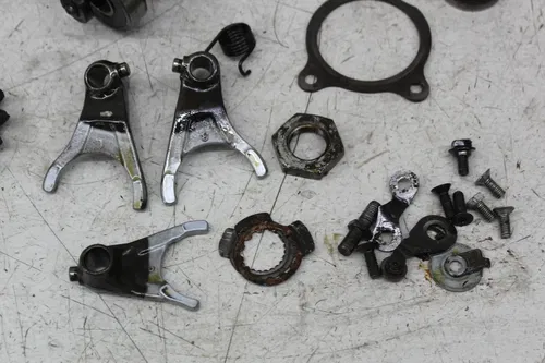 86-87 YAMAHA FJ1200 ENGINE MOTOR TRANSMISSION TRANNY GEARS SHIFT DRUM