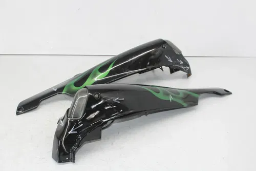 93-01 KAWASAKI NINJA ZX11 REAR BACK TAIL FAIRING PAIR COWL SHROUD
