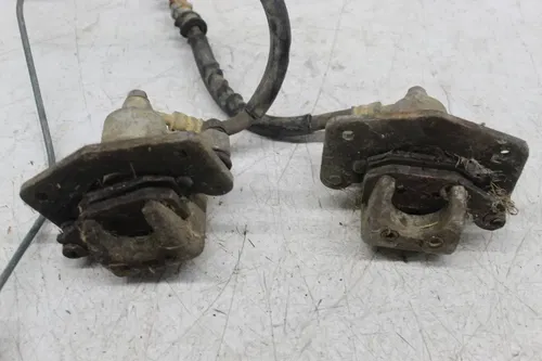 00 BOMBARDIER DS650 FRONT BRAKE MASTER CYLINDER CALIPERS PAIR SET