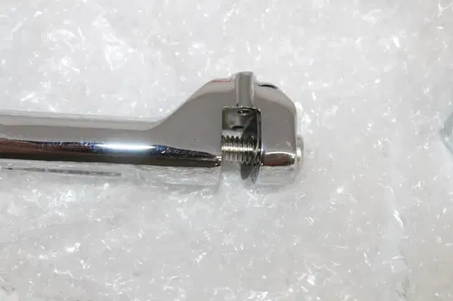 UNIVERSAL HARLEY DAVIDSON ADJUSTABLE HIGHWAY PEG MOUNTING KIT CHRM FITS 1.25"